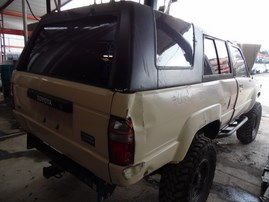 1985 TOYOTA 4RUNNER SR5 TAN 2.4L MT 4WD Z19458